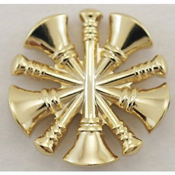 HEROS PRIDE Metal Rank Insignia Fire Bugles Gold PR, 24GT83