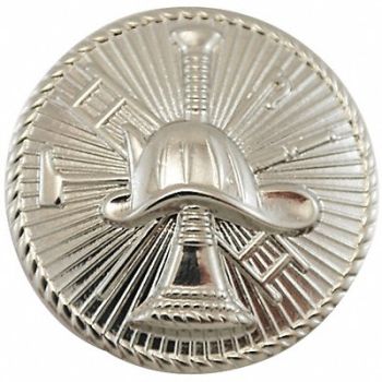 HEROS PRIDE Metal Rank Insignia Fire Discs Nickel PR, 24GT86