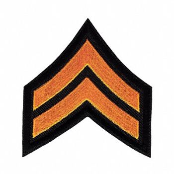 HEROS PRIDE Embroidered Patch CPL Dark Gold/Black PR, 24GU03
