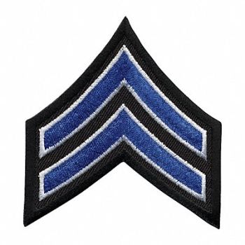 HEROS PRIDE Embrdrd Patch CPL Royal Blue/Wht/Blck PR, 24GU15