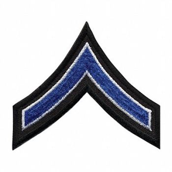 HEROS PRIDE Embrdrd Patch PFC Royal Blue/Wht/Blck PR, 24GU16