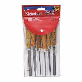 NICHOLSON File Set6Pc4In Assortmen, 24H183