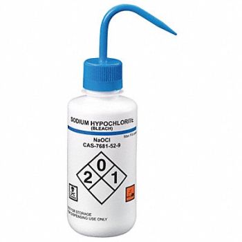 LAB SAFETY SUPPLY Wash Bottle 500mL Standard Spout PK6, 24J896