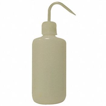 LAB SAFETY SUPPLY Wash Bottle 500mL Standard Spout PK6, 24J899