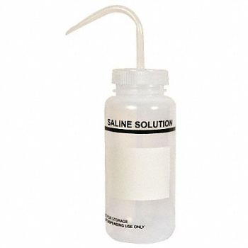 LAB SAFETY SUPPLY Wash Bottle 500mL Standard Spout PK6, 24J912