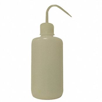 LAB SAFETY SUPPLY Wash Bottle 1000mL Standard Spout PK4, 24J915