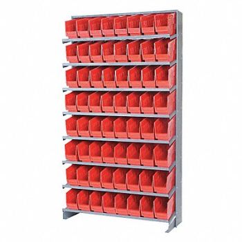 QUANTUM STORAGE SYSTEMS G7016 Pick Rack 12inx64inx36in Red, 24K041