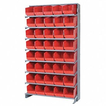 QUANTUM STORAGE SYSTEMS G7017 Pick Rack 12inx64inx36in Red, 24K042