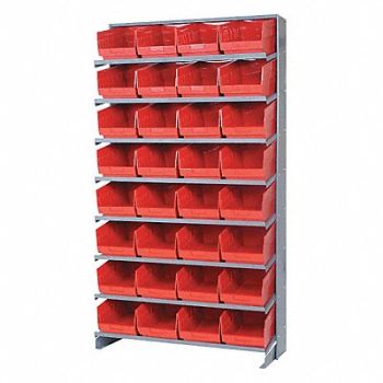 QUANTUM STORAGE SYSTEMS G7018 Pick Rack 12inx64inx36in Red, 24K043