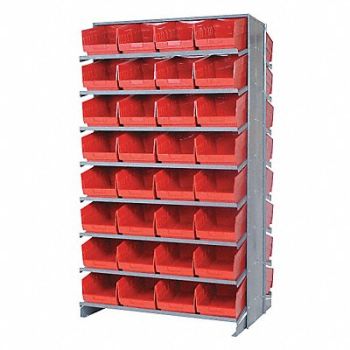 QUANTUM STORAGE SYSTEMS G7010 Pick Rack 24inx64inx36in Red, 24K047