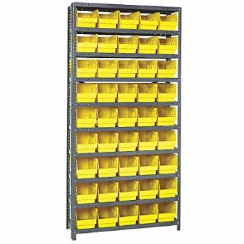QUANTUM STORAGE SYSTEMS G6995 Bin Shlvng 18inx75inx36in Yellow, 24K058