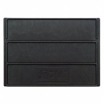 QUANTUM STORAGE SYSTEMS Divider 7 3/8 in Black 6 PK6, 24K173