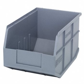QUANTUM STORAGE SYSTEMS G7043 Shelf Bin Gray Polypropylene 7 in, 24K196