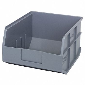 QUANTUM STORAGE SYSTEMS G7044 Shelf Bin Gray Polypropylene 7 in, 24K197