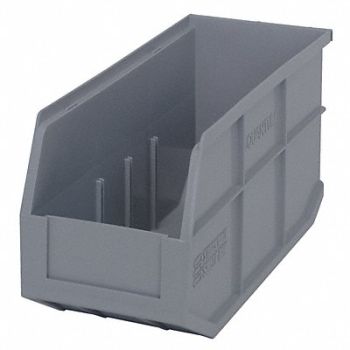 QUANTUM STORAGE SYSTEMS G7045 Shelf Bin Gray Polypropylene 7 in, 24K198