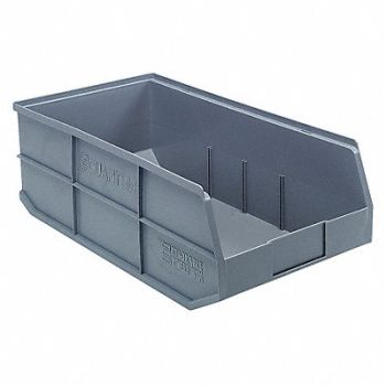QUANTUM STORAGE SYSTEMS G7052 Shelf Bin Gray Polypropylene 7 in, 24K206