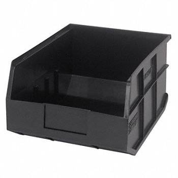 QUANTUM STORAGE SYSTEMS G7047 Shelf Bin Black Polypropylene 7 in, 24K222