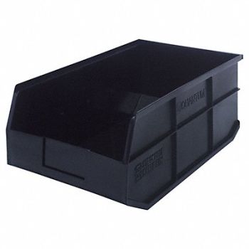 QUANTUM STORAGE SYSTEMS G7050 Shelf Bin Black Polypropylene 7 in, 24K225