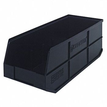 QUANTUM STORAGE SYSTEMS G7051 Shelf Bin Black Polypropylene 7 in, 24K226