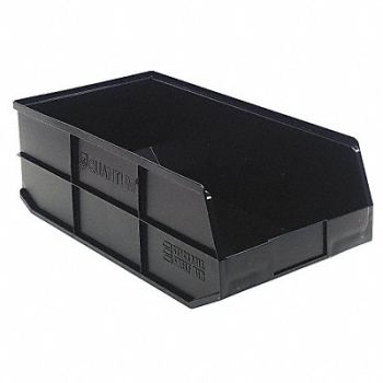 QUANTUM STORAGE SYSTEMS G7052 Shelf Bin Black Polypropylene 7 in, 24K227