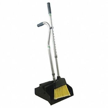UNGER Telescopic Handle Dust Pan with Broom, 24K355