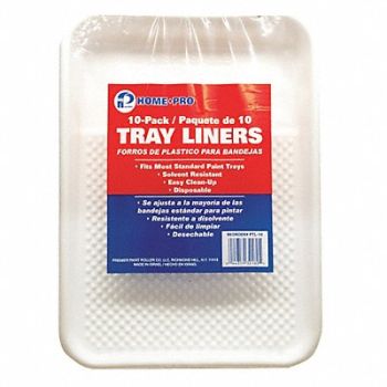 GRAINGER APPROVED Paint Tray Liner 1 qt 2 15 1/2 L PK10, 24K690