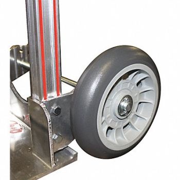 B P MANUFACTURING Flat-Free Polyurethane Foam Wheel 8, 24L327
