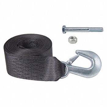 DUTTON-LAINSON Strap 15 ft w/Hook, 24MC76