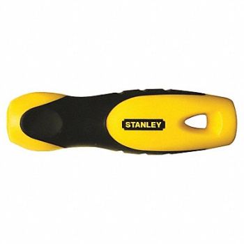 STANLEY File Handle 4-1/2 In Rubber 3 Inserts, 24N376