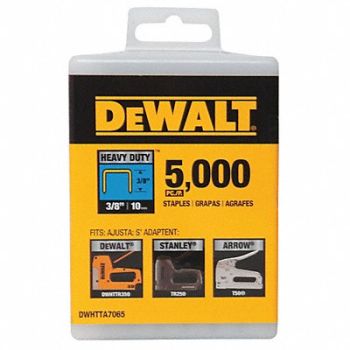 DEWALT Heavy Duty Staple 25/64 5/16 Leg PK5000, 24T320