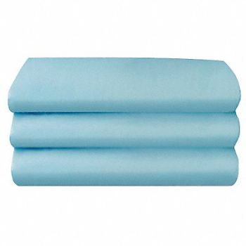 FOUNDATIONS Cot Sheet Standard Blue PK12, 24T793