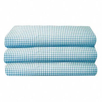 FOUNDATIONS Cot Sheet Standard Gingham PK12, 24T794