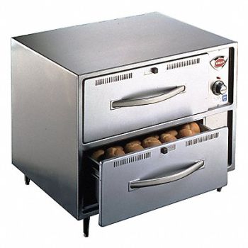 WELLS MANUFACTURING Double Drawer Warmer 900 Watt, 24T820