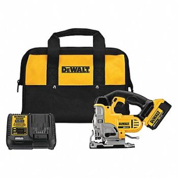 DEWALT Cordless Jig Saw Kit 20VDC Top Handle, 24T868