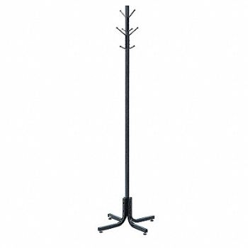 SAFCO Coat Rack Steel Black 70, 619V94