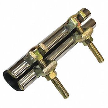 GRAINGER APPROVED Repair Clamp 4 MaxOD Partial Cov 6 L, 24T962