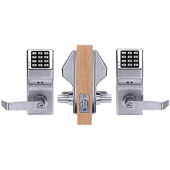 TRILOGY Electronic Lock Brushed Chrome 12 Button, 24U102