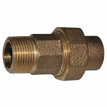 GRAINGER APPROVED Union Cast Copper 3/4 Tube CxMNPT, 24W565