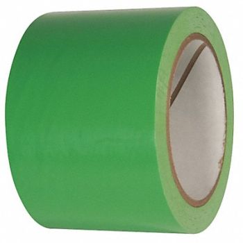 GRAINGER APPROVED Floor Tape Green 3 inx216 ft Roll PK2, 24WH20