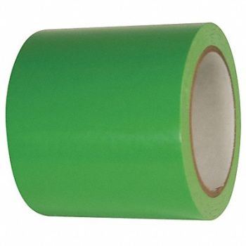 GRAINGER APPROVED Floor Tape Green 4 inx216 ft Roll PK2, 24WH21
