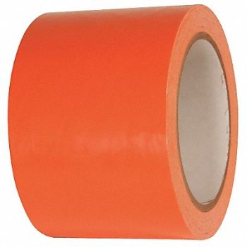 GRAINGER APPROVED Floor Tape Orange 3 inx216 ft Roll PK2, 24WH24