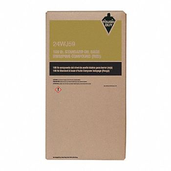 TOUGH GUY Sweeping Compound Oil-Based Sand 100 lb, 24WJ59