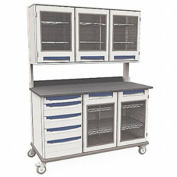 METRO Mobile Work Center H 81-1/2 x W 63-3/16, 24X111