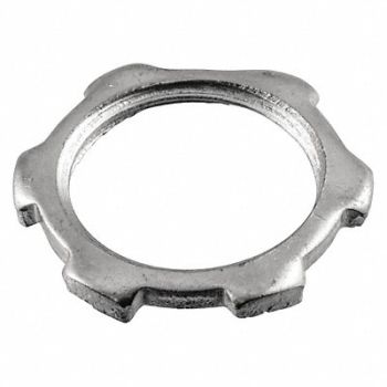 HUBBELL WIRING DEVICE-KELLEMS 3/4In. Zinc-Plated Locknut PK 50, 24X852