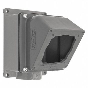 HUBBELL Back Box And Adapter 1-1/2 Npt Hub Size, 24X580