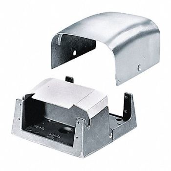 HUBBELL WIRING DEVICE-KELLEMS 2-Gang Pedestal Service Fittin, 24X768