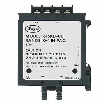 DWYER Differential Transmitter 0 to 15 in wc, 24Z022