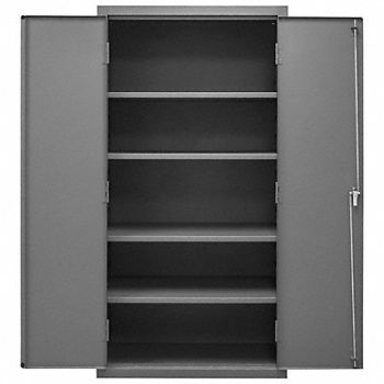 DURHAM MFG Storage Cabinet 84 x36 x24 Gray 4Shlv, 16D681