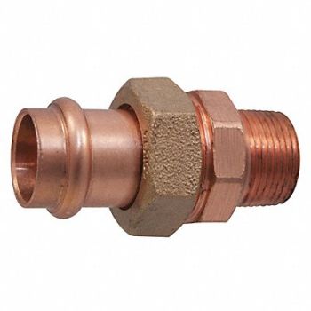 NIBCO PRESS SYSTEM Union 3/4 Press End X MIP PK5, 250D22