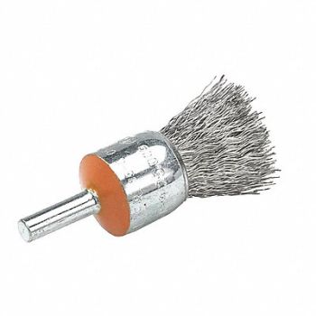 WALTER SURFACE TECHNOLOGIES Mtd Straight Brush Crimped 3/4 x0.014, 252Y71